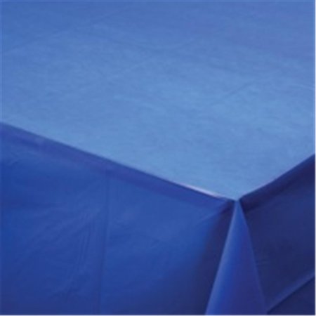 GIFTBASKET Plastic Table Cover Dark Blue GI1487691